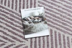 Teppich COLOR 47176260 SISAL Linien, Dreiecke, Zickzack beige / erröten rosa