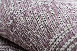 Teppich COLOR 47373260 SISAL Linien, Dreiecke, Fischgrätenmuster violett / beige