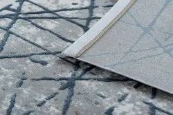 Teppich ACRYL VALENCIA 3949 INDUSTRIAL grau / blau