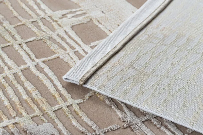 Teppich ACRYL VALENCIA 5032 RINDE Beige / Gelb / Ocker