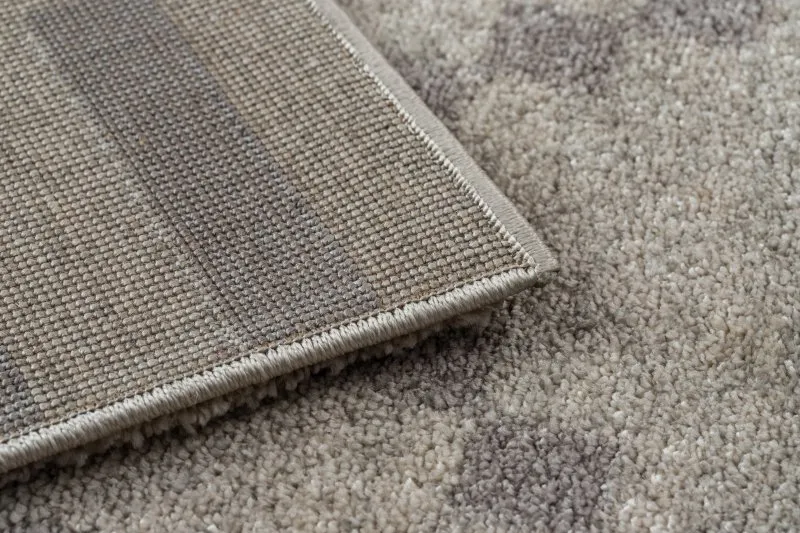 Teppich SOFT 8047 KARO PATTERN sahne / hellbraun