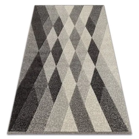 Teppich FEEL 5674/16811 DIAMANTEN grau / anthrazit / creme