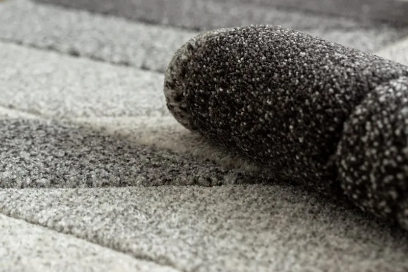 Teppich FEEL 5674/16811 DIAMANTEN grau / anthrazit / creme