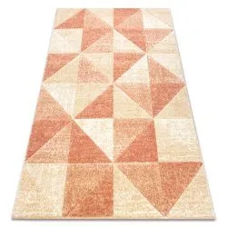 Teppich FEEL Dreiecke beige/terrakotta