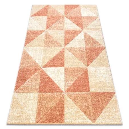 Teppich FEEL 5672/17911 Dreiecke beige/terrakotta