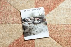 Teppich FEEL 5672/17911 Dreiecke beige/terrakotta