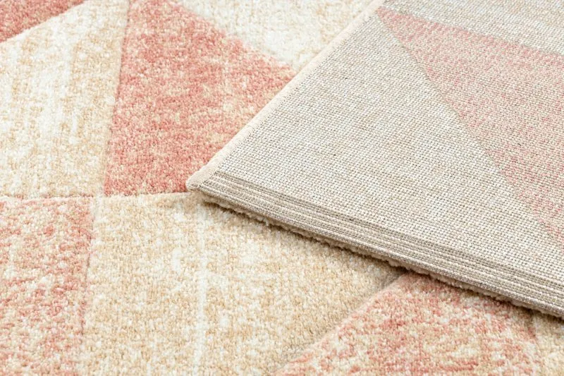 Teppich FEEL 5672/17911 Dreiecke beige/terrakotta