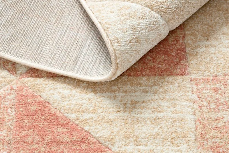 Teppich FEEL 5672/17911 Dreiecke beige/terrakotta