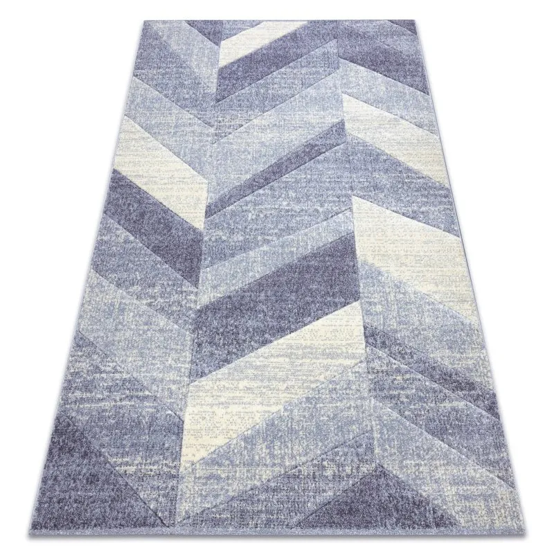 Teppich FEEL 5673/17944 Fischgrätenmuster beige/violett