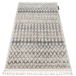 Teppich BERBER AGADIR sahne / grau Franse berber marokkanisch shaggy zottig