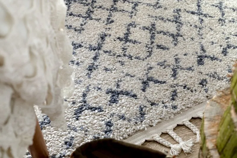 Teppich BERBER AGADIR G0522 sahne / grau Franse berber marokkanisch shaggy zottig