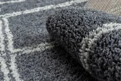 Teppich BERBER ASILA B5970 grau / weiß Franse berber marokkanisch shaggy zottig