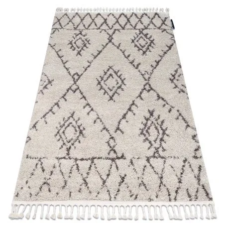Teppich BERBER FEZ G0535 sahne / braun Franse berber marokkanisch shaggy zottig
