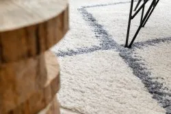 Teppich BERBER MEKNES B5910 sahne / grau Franse berber marokkanisch shaggy zottig