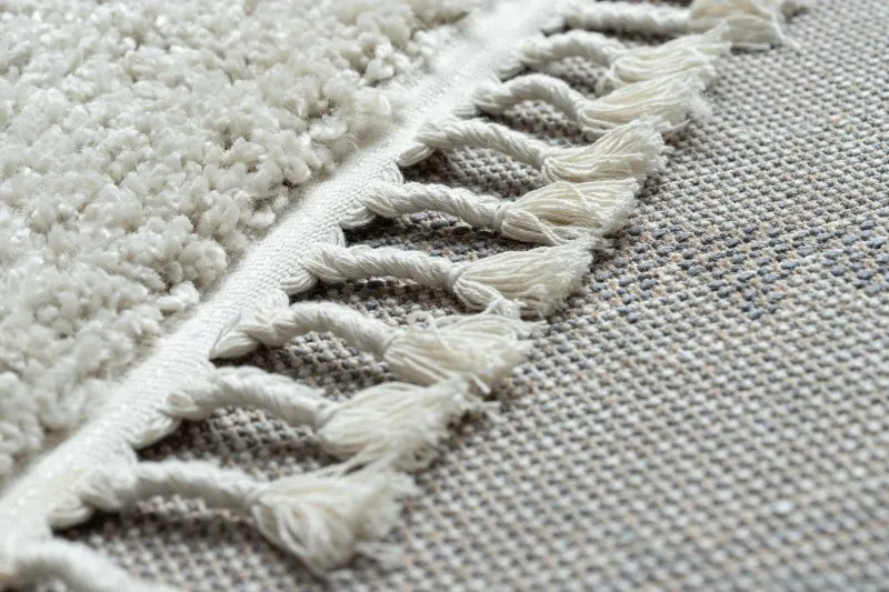 Teppich BERBER MEKNES B5910 sahne / grau Franse berber marokkanisch shaggy zottig