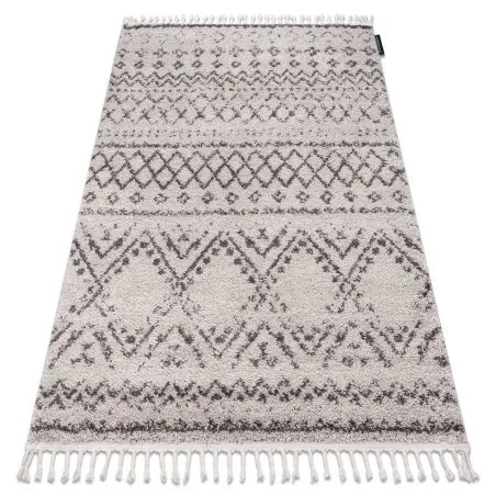 Teppich BERBER RABAT G0526 sahne / braun Franse berber marokkanisch shaggy zottig