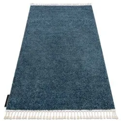 Teppich BERBER blau Franse berber marokkanisch shaggy