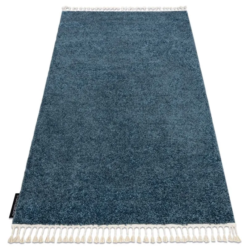 Teppich BERBER 9000 blau Franse berber marokkanisch shaggy
