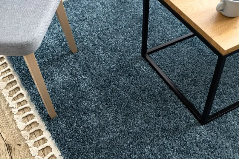 Teppich BERBER 9000 blau Franse berber marokkanisch shaggy