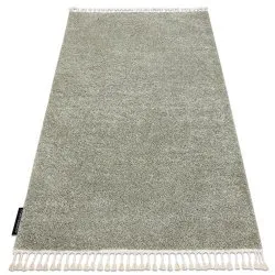 Teppich BERBER grün Franse berber marokkanisch shaggy