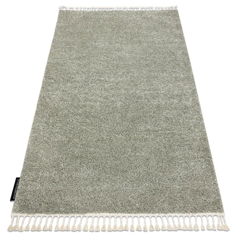 Teppich BERBER 9000 grün Franse berber marokkanisch shaggy
