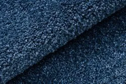 Teppich BERBER 9000 Kreis dunkelblau Franse berber marokkanisch shaggy