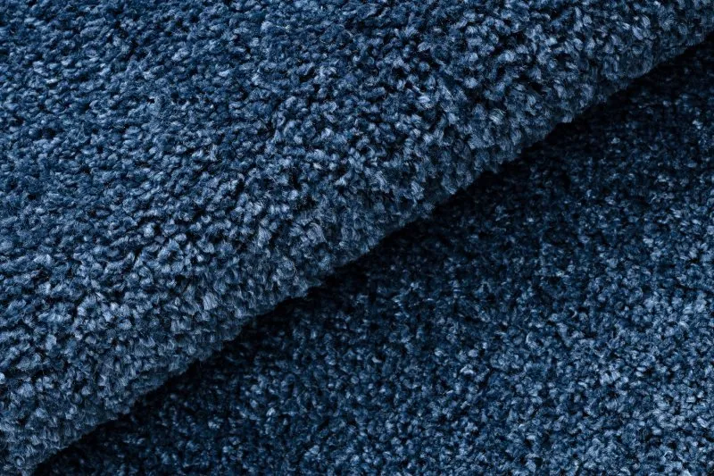 Teppich BERBER 9000 Kreis dunkelblau Franse berber marokkanisch shaggy
