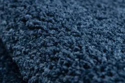 Teppich BERBER 9000 Kreis dunkelblau Franse berber marokkanisch shaggy