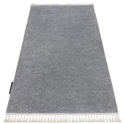 Teppich BERBER hellgrau Franse berber marokkanisch shaggy