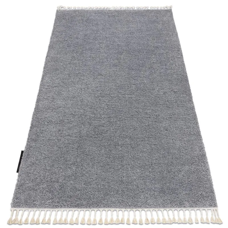 Teppich BERBER 9000 hellgrau Franse berber marokkanisch shaggy