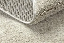 Teppich BERBER quadratisch 9000 sahne Franse berber marokkanisch shaggy