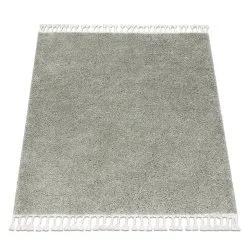 Teppich BERBER quadratisch grün Franse berber marokkanisch shaggy