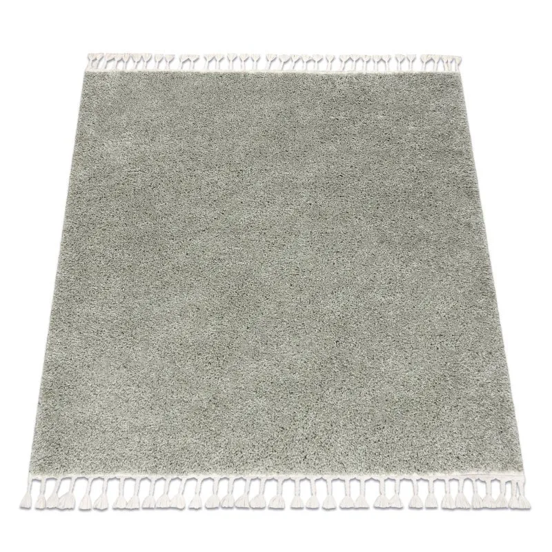 Teppich BERBER quadratisch 9000 grün Franse berber marokkanisch shaggy