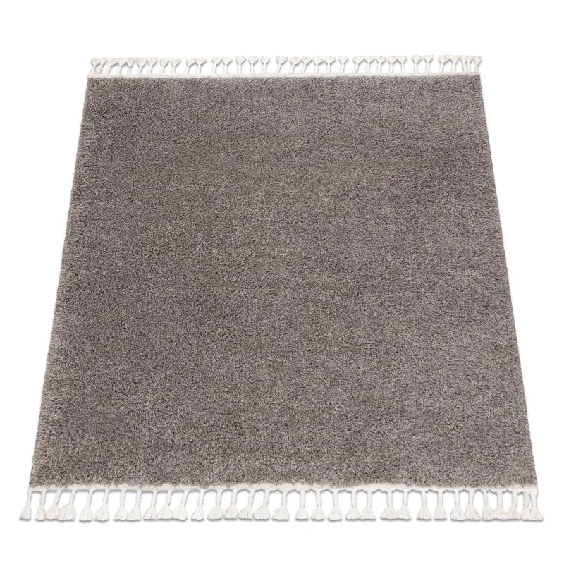 Teppich BERBER quadratisch 9000 braun Franse berber marokkanisch shaggy