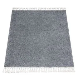 Teppich BERBER quadratisch grau Franse berber marokkanisch shaggy