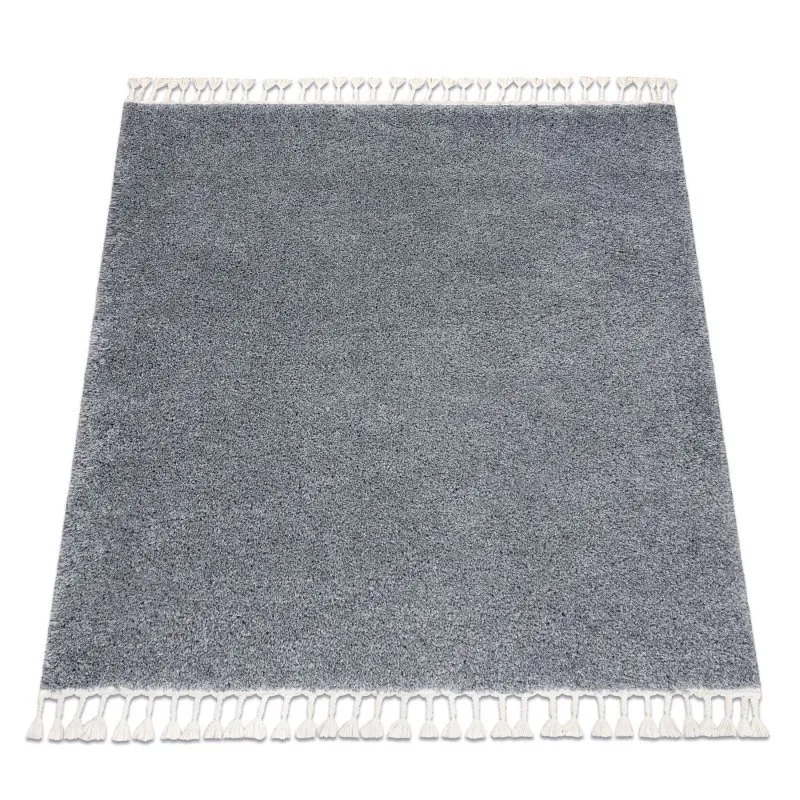 Teppich BERBER quadratisch 9000 grau Franse berber marokkanisch shaggy