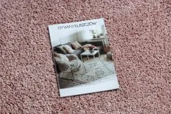 Teppich BERBER quadratisch 9000 rosa Franse berber marokkanisch shaggy
