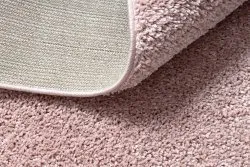 Teppich BERBER quadratisch 9000 rosa Franse berber marokkanisch shaggy