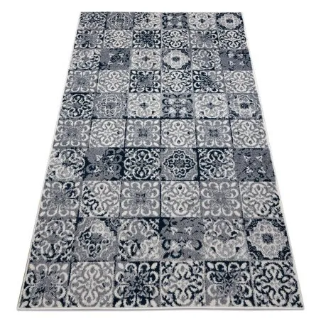 Teppich HEOS 78586 creme / blau PATCHWORK, LISSABONFLIESEN