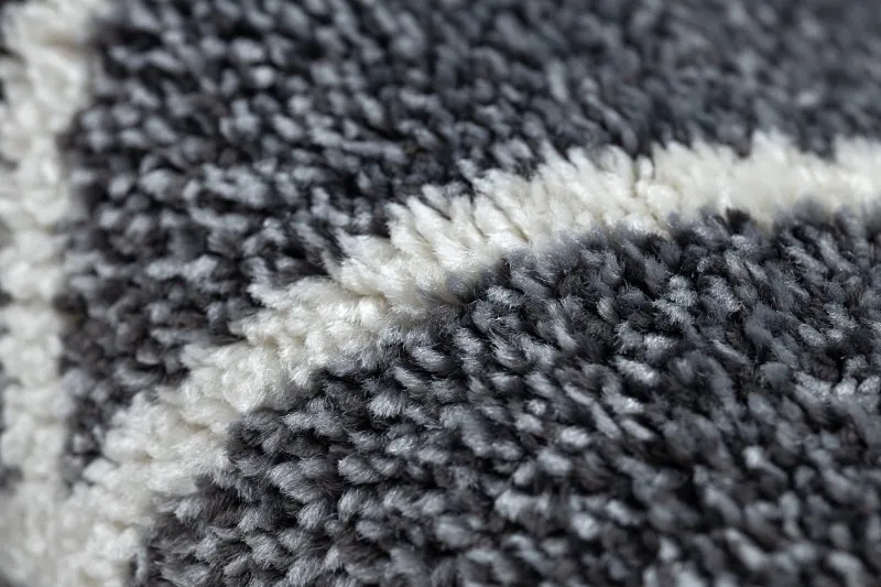 Teppich HEOS 78590 creme / silber / Anthrazit WÜRFEL