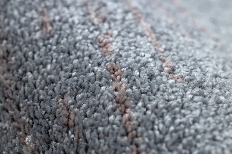 Teppich HEOS 78596 silber / rosa LINIEN