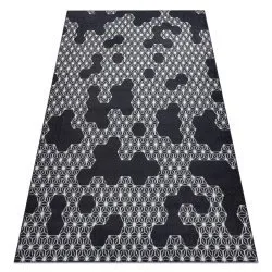 Teppich HEOS anthrazit / creme HEXAGON, PUZZLE