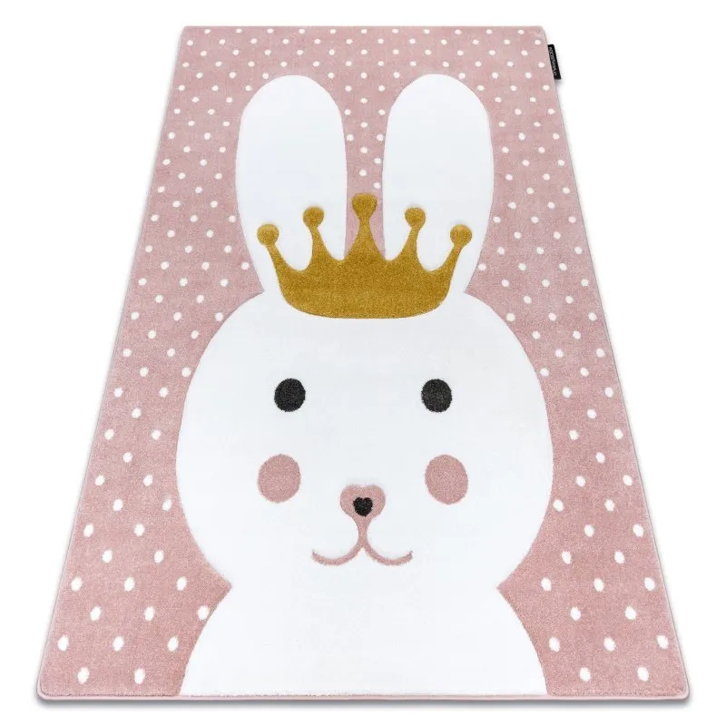 Kinderteppich PETIT BUNNY HASE rosa