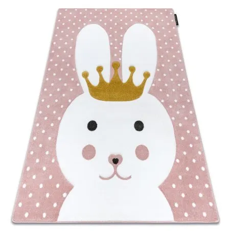 Kinderteppich PETIT BUNNY HASE rosa