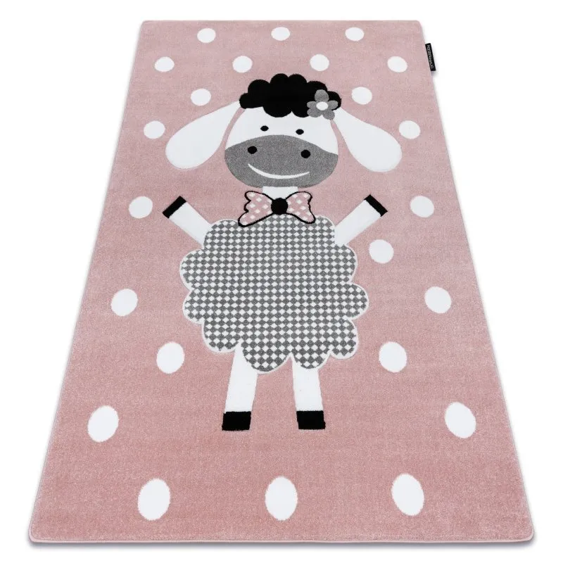 Kinderteppich PETIT DOLLY Schaf rosa