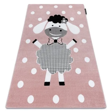 Kinderteppich PETIT DOLLY Schaf rosa