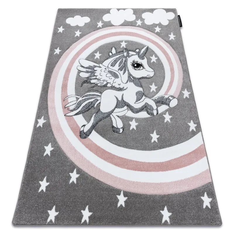 Kinderteppich PETIT PONY grau
