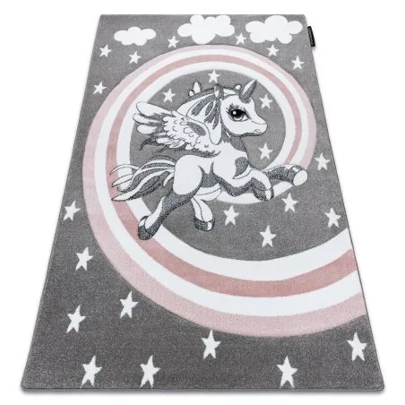 Kinderteppich PETIT PONY grau