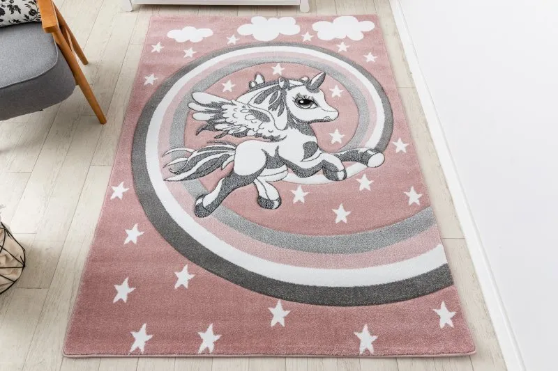 Kinderteppich PETIT PONY rosa