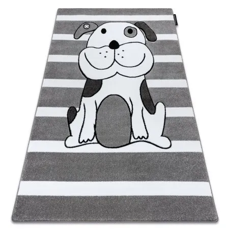 Kinderteppich PETIT PUPPY HÜNDCHEN grau